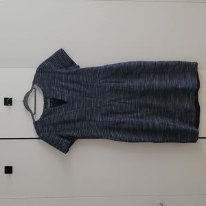 NWOT Anthropologie WORN brand Navy Dress Size 12